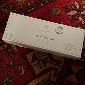 POTTERY BARN BABY WHITE WOODEN MOBILE ARM